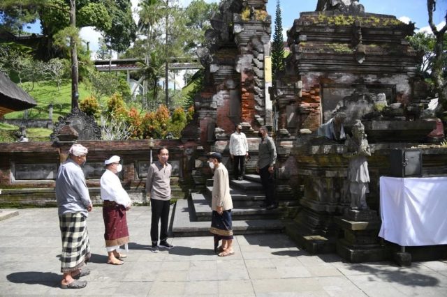 Kunjungi Pura Tirta Empul, Presiden Dorong Pemeliharaan Aset Kebudayaan Negara