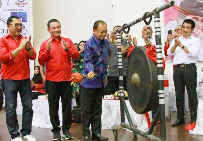 Gubernur Koster Buka Kejuaraan Daerah KKI Bali Gubernur Cup Tahun 2022