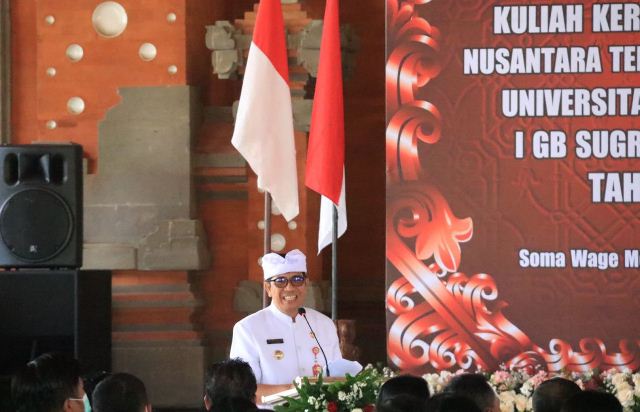 Paparkan Visi Misi Pemkab Tabanan, Bupati Sanjaya Beri Kuliah Umum KKN Nusantara Terbatas