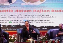 Wagub Cok Ace Menjadi Narasumber Seminar Kajian Budaya Wagub Cok Ace Menjadi Narasumber Seminar Kajian Budaya