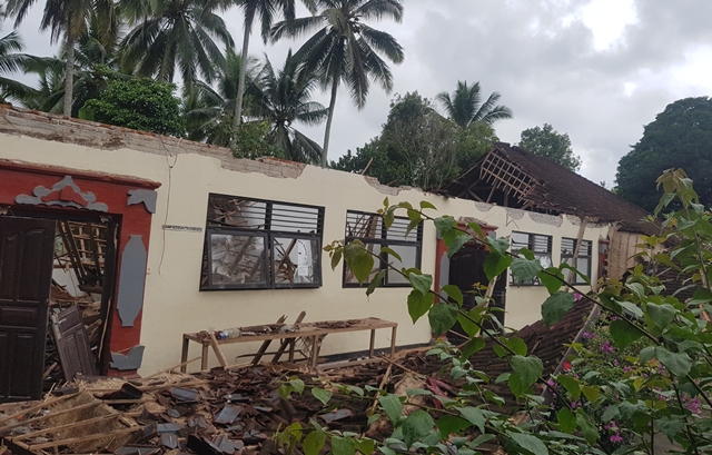 Diguyur Hujan Deras, Bangunan SDN 1 Gadung Sari Ambruk