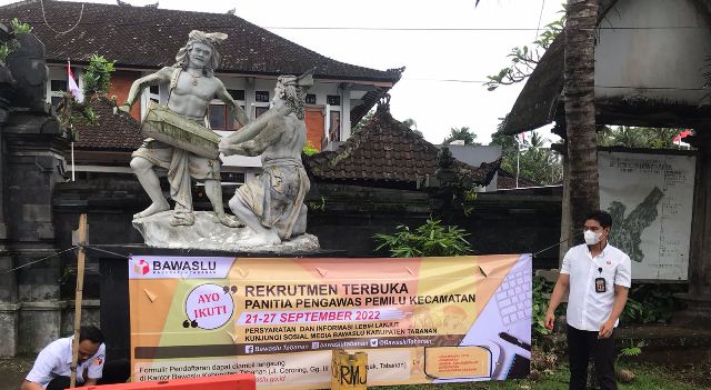 Bawaslu Tabanan Gencarkan Sosialisasi Rekrutmen Panwas Kecamatan