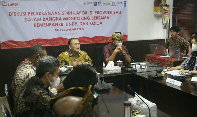 Cepat Tindaklanjuti Pengaduan Masyarakat, Bali Diapresiasi Tim Monitoring SP4N LAPOR