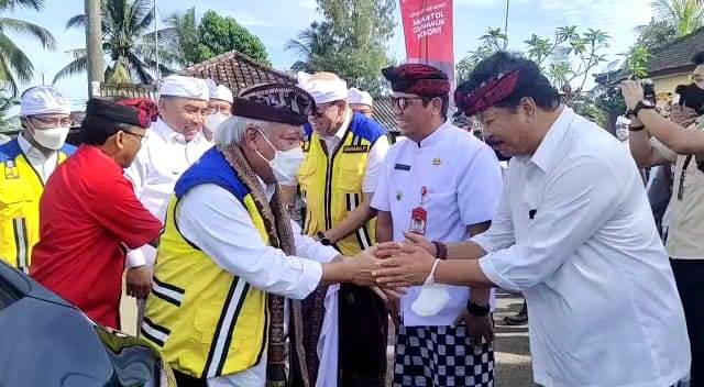 Hadiri Groundbreaking Tol Gilimanuk-Mengwi, Ketua DPRD Semoga Berdampak Positif Bagi Tabanan