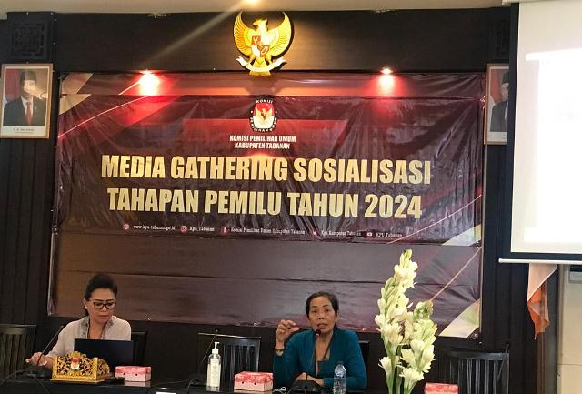 KPU Tabanan Gelar Sosialisasi Perekrutan Badan Ad Hoc Pemilu 2024