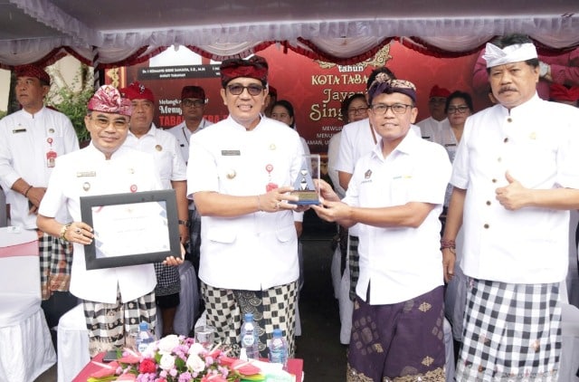 Kado Istimewa HUT ke-529 Kota Tabanan Raih Predikat Opini WTP LKPD Tahun 2021