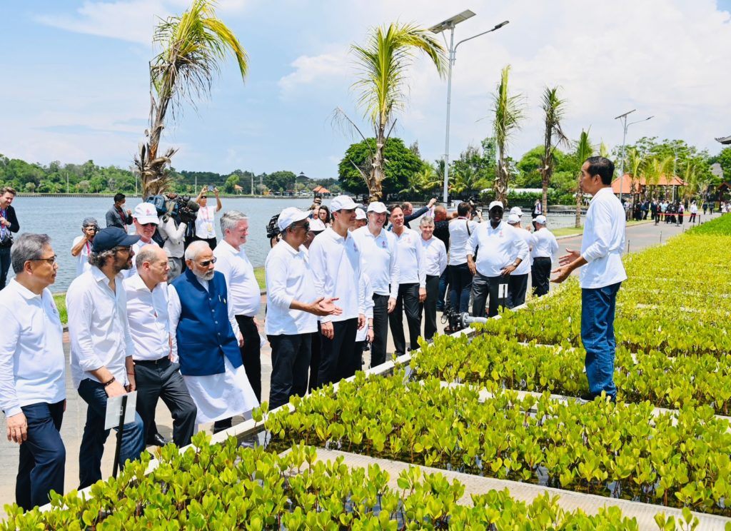 Pemimpin Negara G20 Kunjungi Tahura Ngurah Rai Bali