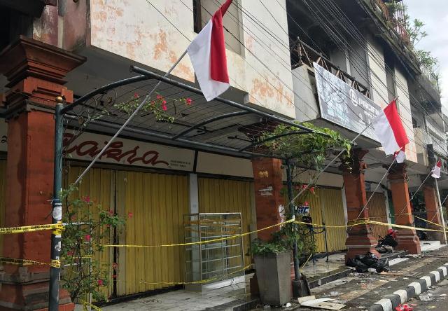 Toko Cakra di Tabanan Ludes Terbakar, Polisi Lakukan Penyelidikan