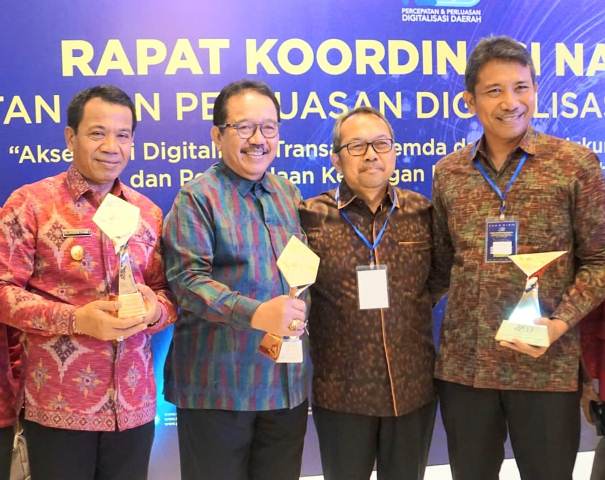 Provinsi Bali Raih Provinsi Terbaik dalam Percepatan dan Perluasan Digitalisasi Daerah Wilayah Jawa-Bali