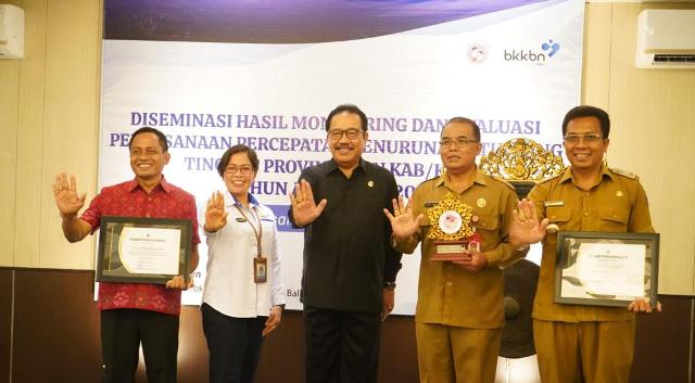 Wagub Cok Ace Menghadiri Diseminasi Hasil Evaluasi Program Percepatan Penurunan Stunting Provinsi Bali