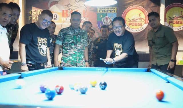 Wagub Cok Ace Apresiasi 9 Ball Tournament Billiard Generasi Muda FKPPI, Dan Harapkan Mampu Melahirkan Atlet Berprestasi dan Siap Saing