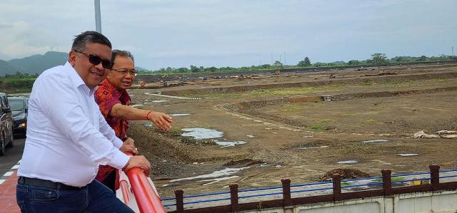 Gubernur Bali Ajak Sekjen PDIP Tinjau Lokasi Kawasan Pusat Kebudayaan Bali