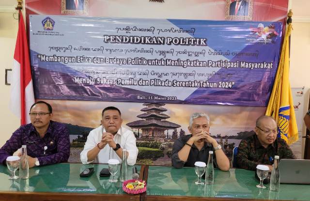 Kesbangpol Bali Minta Peran Aktif Parpol Sukseskan Pemilu 2024