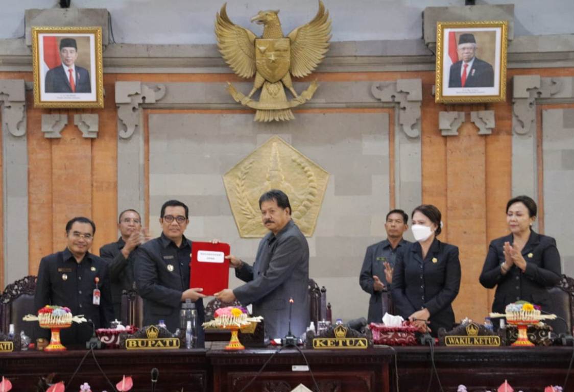 Infrastruktur Hingga Pengelolaan PAD Jadi Rekomendasi DPRD Tabanan dalam LKPJ Bupati Tabanan Tahun 2022