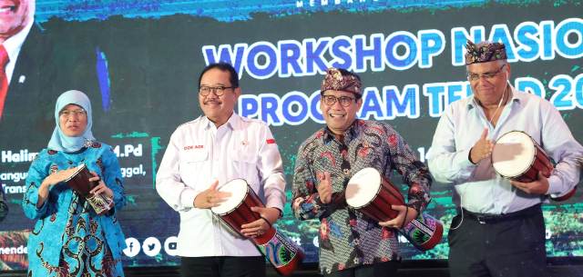 Hadiri Workshop Nasional Program TEKAD, Wagub Cok Ace Perkenalkan Konsep Ekonomi Kerthi Bali