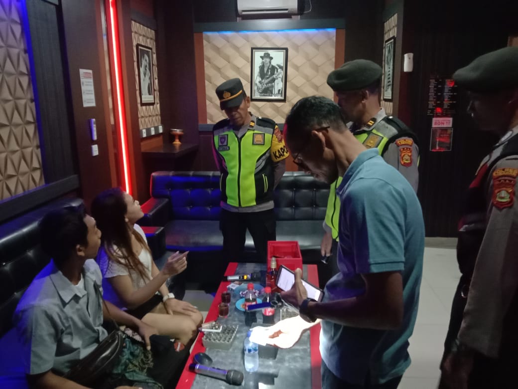 Ops Pekat Agung, Polres Tabanan Razia Tempat Hiburan Malam
