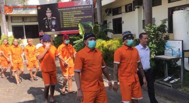 11 Tersangka Narkoba dan 9,81 Gram Sabu Diamankan Polres Tabanan