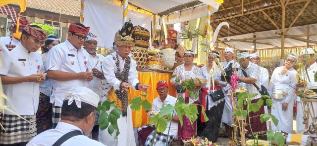 Tawur Agung Panca Wali Krama di Kantor Bupati Tabanan