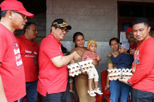 Ngantor di Desa, Bupati Sanjaya Pastikan Penanganan Stunting