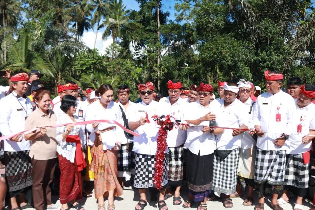 Bupati Sanjaya Resmikan Jembatan Suralaga-Ganter