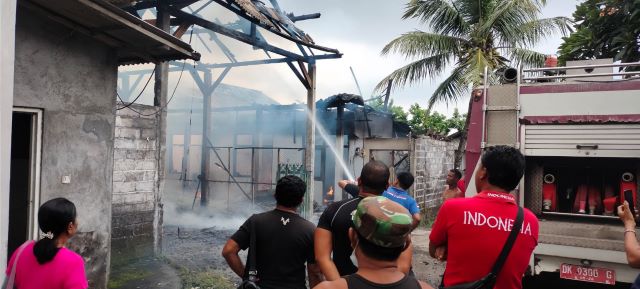 Gudang Jagung Tabanan, Terbakar