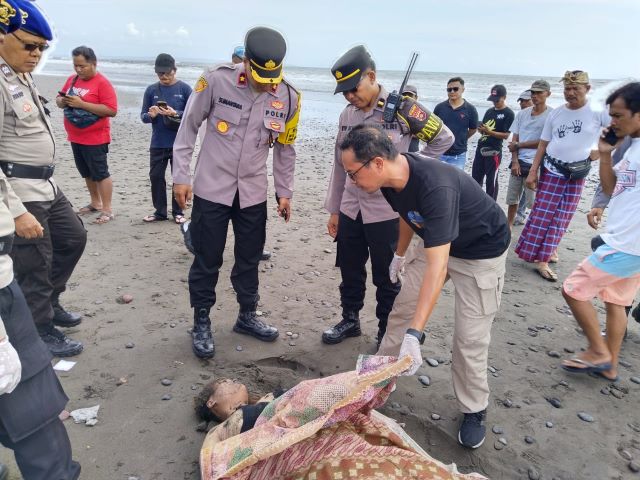 Penemuan Mayat Tanpa Identitas di Pantai Yeh Gangga