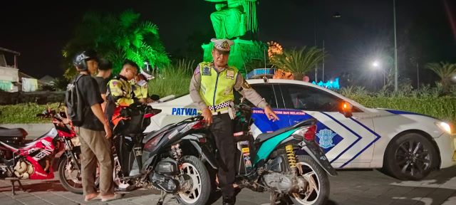 Razia Balap Liar, Polisi Amankan 7 Motor Knalpot Brong