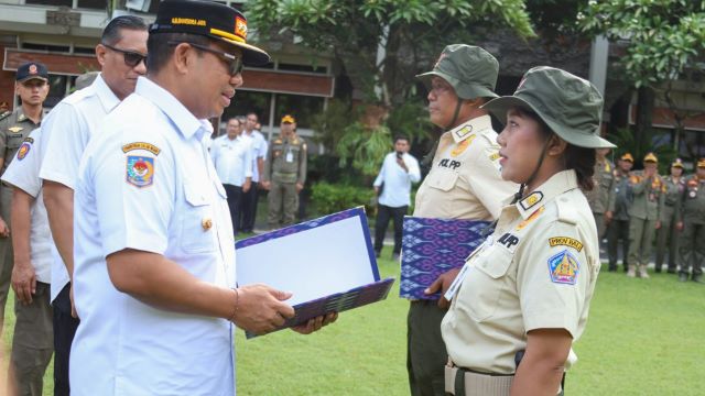 Pelantikan Satpol PP Pariwisata Provinsi Bali dan Kabupaten Badung