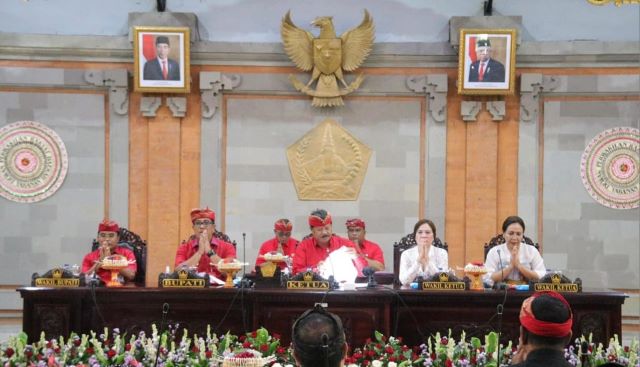 Rapat Paripurna Pertama DPRD Tabanan Masa Persidangan I Tahun Sidang 2024