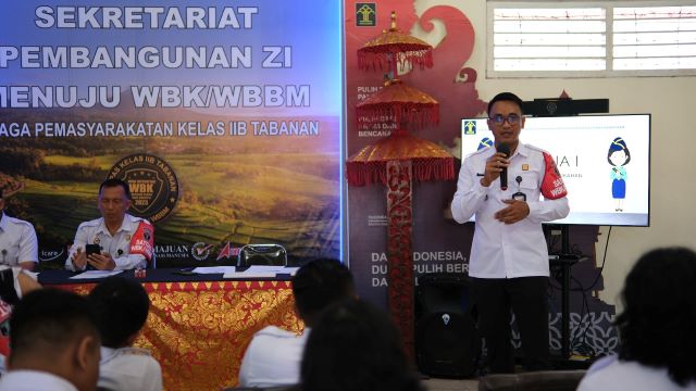 Tim Pokja Zona Integritas Lapas Tabanan Gelar Coffee Morning dan Evaluasi