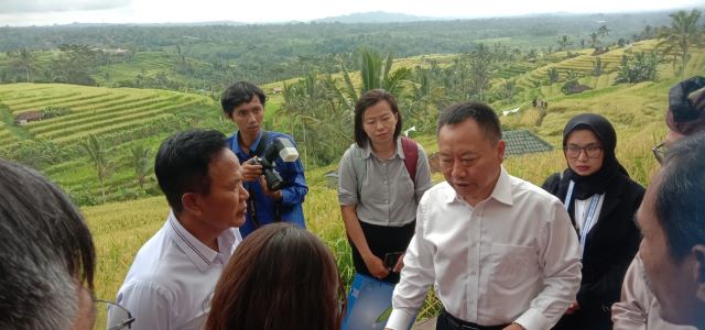 Delegasi Tiongkok Terpesona dengan Sistem Irigasi Subak di Jatiluwih