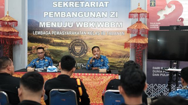 Penguatan Tugas dan Integritas: Kelapas Tabanan Membimbing Petugas Lapas untuk Meningkatkan Kualitas Pelayanan