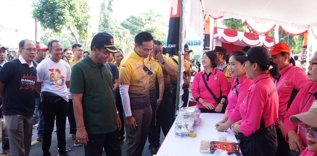 Pj Bupati Buleleng Apresiasi Bazar UMKM HUT ke-78 Bhayangkara