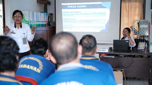 Pelatihan Kader Kesehatan Bagi Warga Binaan Lapas Tabanan