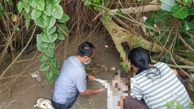 Mayat Bayi Perempuan Ditemukan di Saluran Irigasi Subak Nyitdah