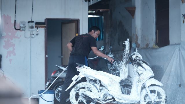 Layanan Cuci Motor