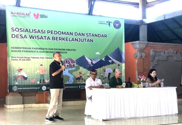 Sesmenparekraf Serap Aspirasi Pelaku Pariwisata dan Ekonomi Kreatif di Tabanan