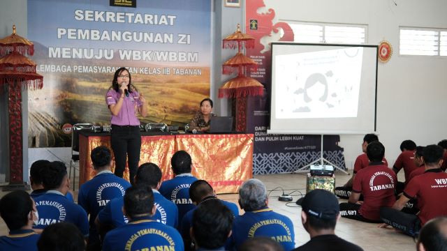 Warga Binaan Lapas Tabanan Ikuti Layanan Terapi Stress