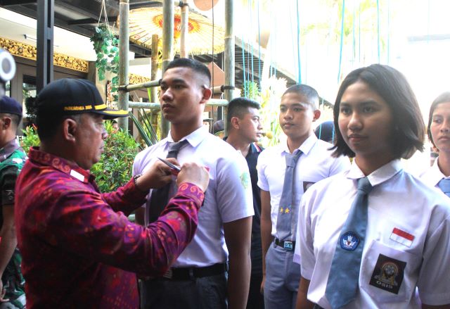 Paskibraka Provinsi Bali 2024 Resmi Masuki Pemusatan Pendidikan dan Pelatihan