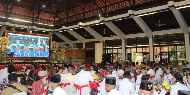 Ramah Tamah Bersama Paskibraka, Pj. Gubernur Bali Ucapkan Terima Kasih Atas Kesuksesan Upacara HUT Ke-79 RI