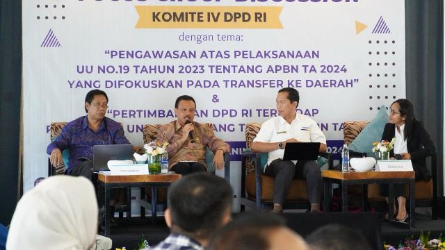 Sekda Dewa Indra Harapkan FGD Komite IV DPD RI Beri Kontribusi Positif Bagi Bali Terkait Anggaran Transfer Daerah