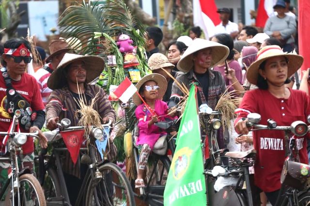 Meriahkan Peringatan HUT RI ke-79  Tabanan Semarak dan Penuh Warna