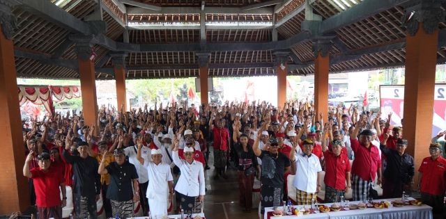 Pengaruh Nyoman Suwirta Sangat Kuat Menangkan Koster-Giri di Klungkung, Antusias Disambut Ribuan Warga