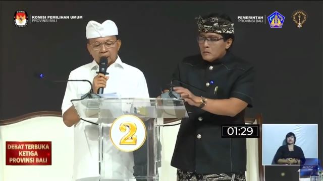 Koster-Giri Yakini Debat Pilgub Bali Beri Gambaran Krama Pilih Pemimpin Terbaik