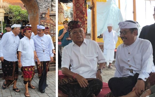 Momen Makan Siang dan Diskusi Koster-Giri di Puri Agung Ubud, Kedekatan Cok Ace dan Koster Jadi Sorotan