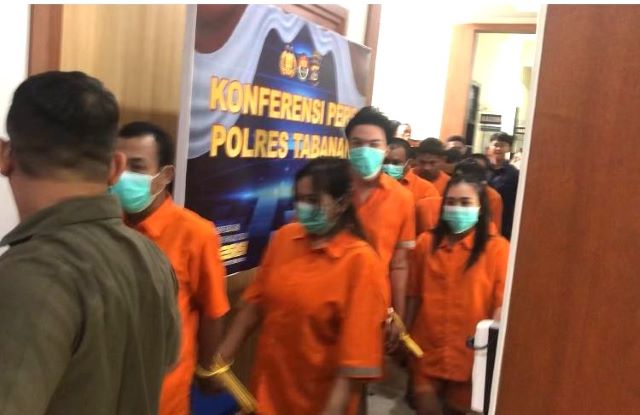 Polisi Tangkap 9 Tersangka Jaringan Narkoba di Tabanan, Ada Ibu Hamil Terlibat