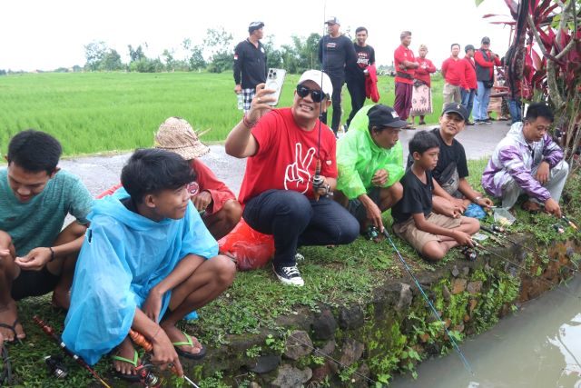 Bupati Tabanan Buka Lomba Mancing ST. Stiti Winangun, Dorong Kreativitas Pemuda