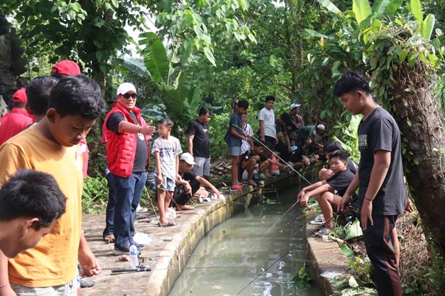 Buka Lomba Mancing Seru, Bupati Sanjaya Ajak Masyarakat Jaga Lingkungan