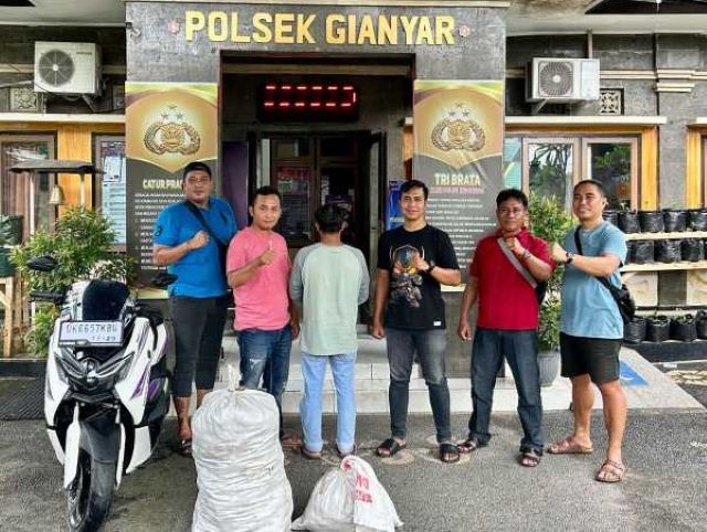 Pelaku Pencurian Kawat Tembaga di Gianyar Ditangkap