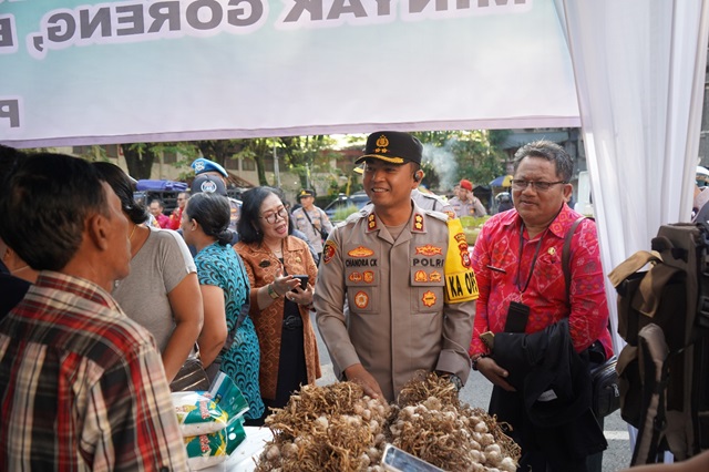 Polres Tabanan Gelar Pasar Murah Sambut Nyepi dan Idul Fitri